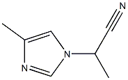 1-(1-Cyanoethyl)-4-methyl-1H-imidazole Struktur