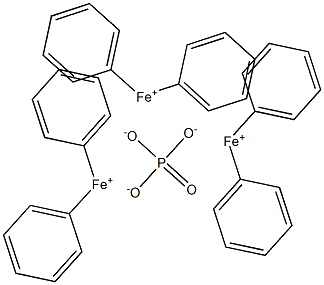 Phosphoric acid diphenyliron(III) salt Struktur