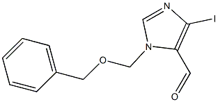 4-Iodo-1-[(benzyloxy)methyl]-1H-imidazole-5-carbaldehyde Struktur