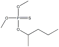 Thiophosphoric acid O,O-dimethyl S-pentyl ester Struktur