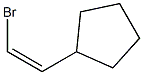 (Z)-1-Bromo-2-cyclopentylethene Struktur