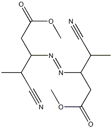 3,3'-Azobis(4-cyanovaleric acid)dimethyl ester Struktur