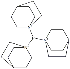 1,1',1''-Phosphinidynetris(quinuclidinium) Struktur