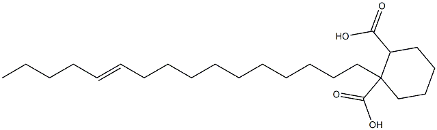 Cyclohexane-1,2-dicarboxylic acid hydrogen 1-(11-hexadecenyl) ester Struktur