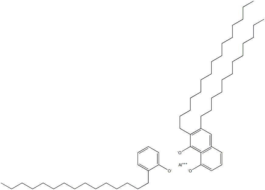 Aluminum tri(2-pentadecylphenolate) Struktur