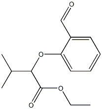 2-(2-Formylphenoxy)isovaleric acid ethyl ester Struktur