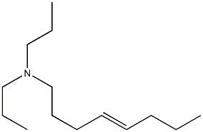 N,N-Dipropyl-4-octen-1-amine Struktur