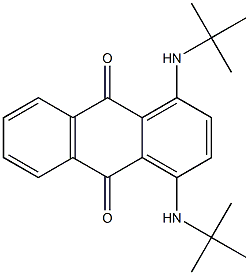 1,4-Bis(tert-butylamino)anthraquinone Struktur