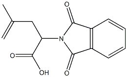 4-Methyl-2-(1,3-dioxo-2H-isoindol-2-yl)-4-pentenoic acid Struktur