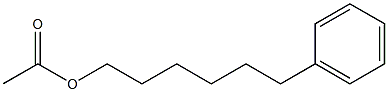 Acetic acid 6-phenylhexyl ester Struktur