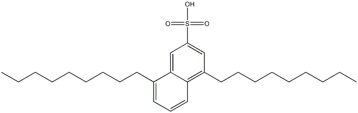 4,8-Dinonyl-2-naphthalenesulfonic acid Struktur