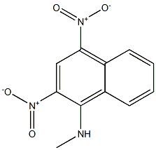 1-Methylamino-2,4-dinitronaphthalene Struktur