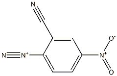 2-Cyano-4-nitrobenzenediazonium Struktur