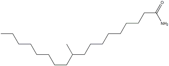 10-Methyloctadecanamide Struktur