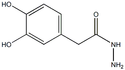 3,4-Dihydroxybenzeneacetohydrazide Struktur