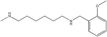 N-(6-Methylaminohexyl)-2-methoxybenzylamine Struktur