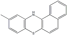 10-Methyl-12H-benzo[a]phenothiazine Struktur