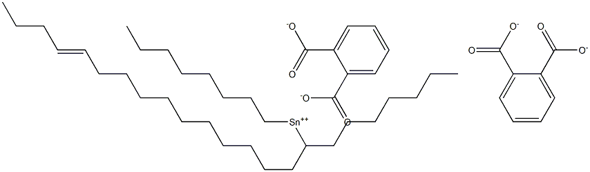 Bis[phthalic acid 1-(11-pentadecenyl)]dioctyltin(IV) salt Struktur