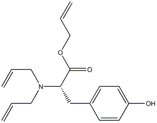 N,N-Diallyl-L-tyrosine allyl ester Struktur