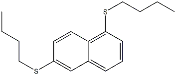 1,6-Di(butylthio)naphthalene Struktur