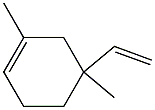 2,4-Dimethyl-4-vinylcyclohexene Struktur