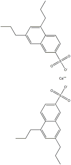 Bis(5,7-dipropyl-2-naphthalenesulfonic acid)calcium salt Struktur