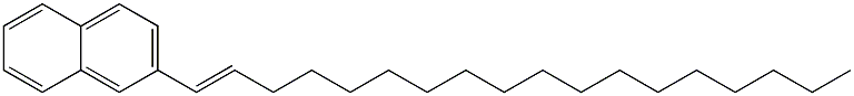 2-(1-Octadecenyl)naphthalene Struktur