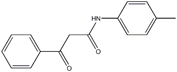 N-(4-Methylphenyl)-3-oxo-3-phenylpropanamide Struktur