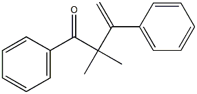 1,3-Diphenyl-2,2-dimethyl-3-buten-1-one Struktur