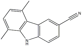 6-Cyano-1,4-dimethyl-9H-carbazole Struktur