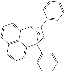 1,3-Diphenyl-1,4-epoxy-3,4-dihydro-1H-naphth[1,8-de][1,2]oxazepine Struktur