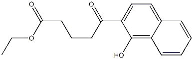 5-(1-Hydroxy-2-naphthalenyl)-5-oxopentanoic acid ethyl ester Struktur