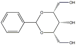 2-O,4-O-Benzylidene-D-xylitol Struktur