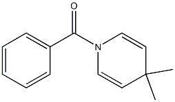 1,4-Dihydro-4,4-dimethyl-1-benzoylpyridine Struktur