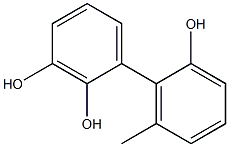 6'-Methyl-1,1'-biphenyl-2,2',3-triol Struktur