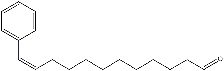 (Z)-12-Phenyl-11-dodecenal Struktur