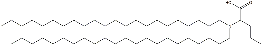 2-(Didocosylamino)valeric acid Struktur