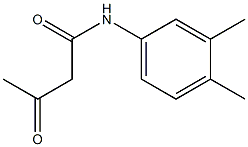 3',4'-Dimethylacetoacetanilide Struktur