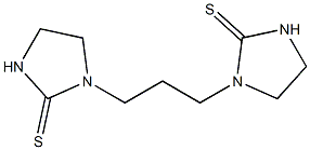 1,1'-(Trimethylene)bis(2-imidazolidinethione) Struktur