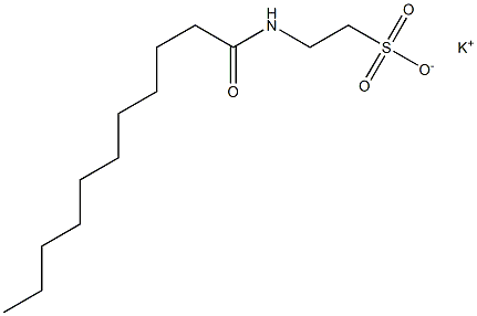 N-Undecanoyltaurine potassium salt Struktur