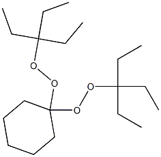 1,1-Bis(1,1-diethylpropylperoxy)cyclohexane Struktur