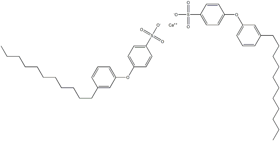 Bis[4-(3-undecylphenoxy)benzenesulfonic acid]calcium salt Struktur