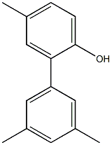 2-(3,5-Dimethylphenyl)-4-methylphenol Struktur