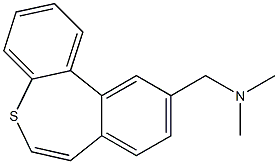 N,N-Dimethyldibenzo[b,d]thiepin-10-methanamine Struktur