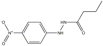 N'-(p-Nitrophenyl)butyric acid hydrazide Struktur