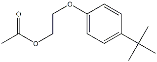 Acetic acid 2-(4-tert-butylphenoxy)ethyl ester Struktur