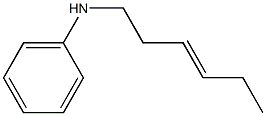 N-(3-Hexenyl)aniline Struktur