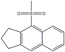 2,3-Dihydro-4-(methylsulfonyl)-1H-benz[f]indene Struktur