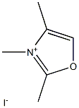 2,3,4-Trimethyloxazolium iodide Struktur