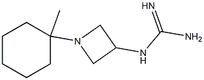 1-[1-(1-Methylcyclohexyl)-3-azetidinyl]guanidine Struktur